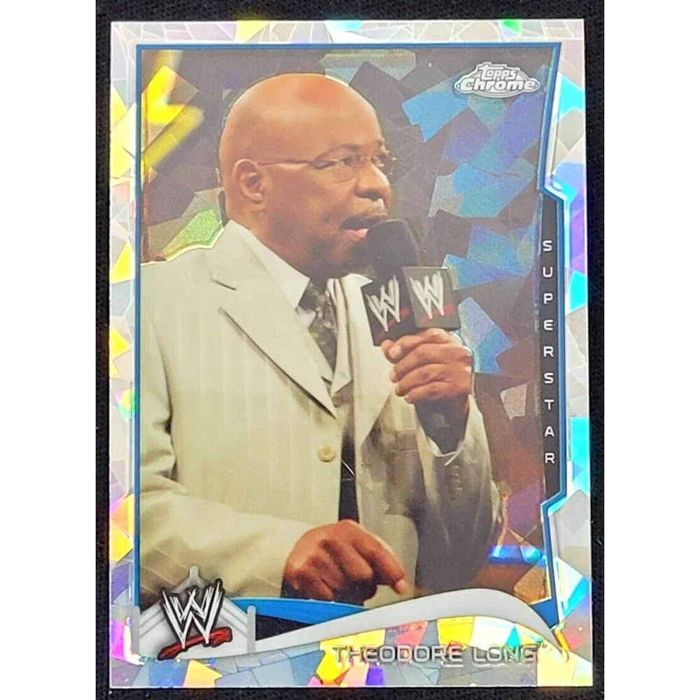 2014 TOPPS CHROME WWE  THEODORE LONG ‎ ATOMIC REFRACTOR